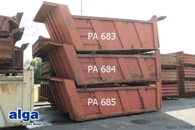 Damperli kamyon Div. Stahl- Hinterkippmulde ca. 12 cbm