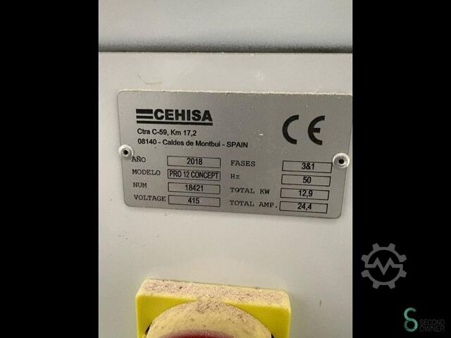 Μηχανές επικόλλησης ακμών Cehisa PRO 12 2018 Cehisa PRO 12