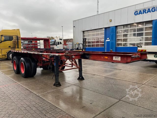 Containervervoer York 20 FT Chassis / Steel Suspension / Double Air