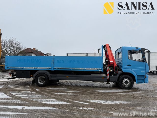 Vrachtwagen met dieplader (open) Mercedes Benz Atego 1524/Palfinger PK 9.501/Funk