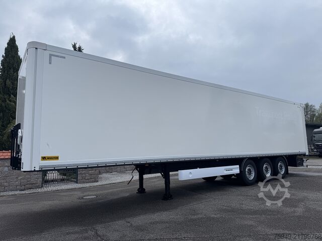 NS-3 skříň na suché zboží, zdvihací náprava, SAF Wielton NS-3 Trockenfracht-Koffer, Liftachse, SA
