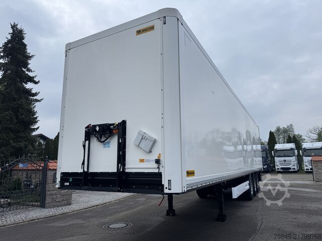NS-3 skříň na suché zboží, zdvihací náprava, SAF Wielton NS-3 Trockenfracht-Koffer, Liftachse, SA