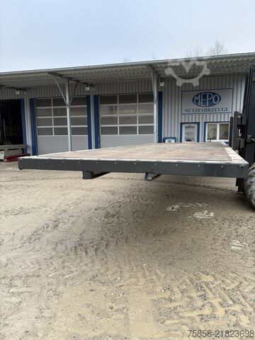 Caisse mobile ouverte Krone 7,82m BDF Baustoff Zurringe Kranbar