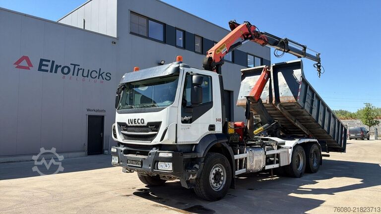 Hakenarmsystem Iveco Trakker 410 (BE TRUCK / PALFINGER PK 18002 + PA...