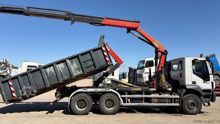 Hakenarmsystem Iveco Trakker 410 (BE TRUCK / PALFINGER PK 18002 + PA...