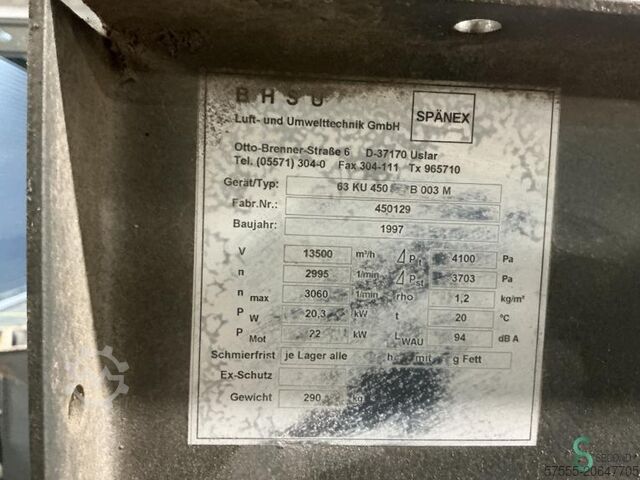 Ventilators  Spänex 1997 Spänex 