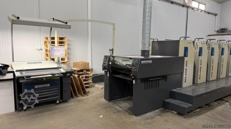 Máquina de impressão offset MAN Roland 205 EH HiPrint (4+L oder 5)