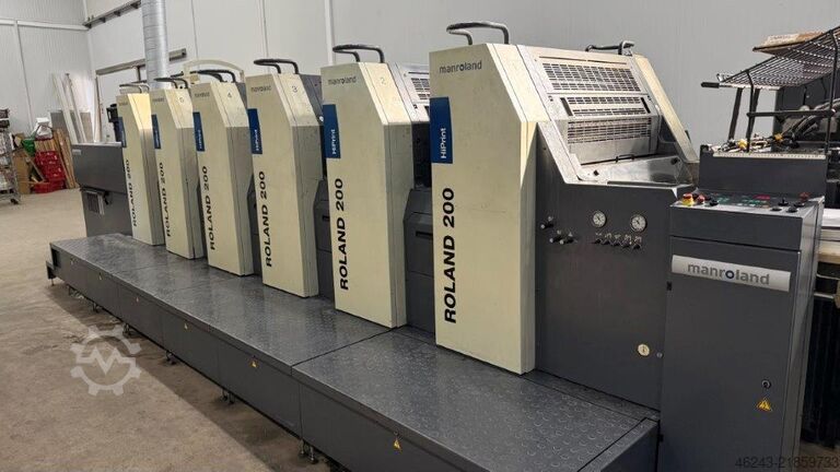 Máquina de impressão offset MAN Roland 205 EH HiPrint (4+L oder 5)