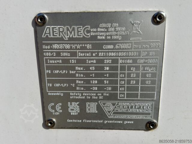 Chiller Aermec NRK0750 H A 01