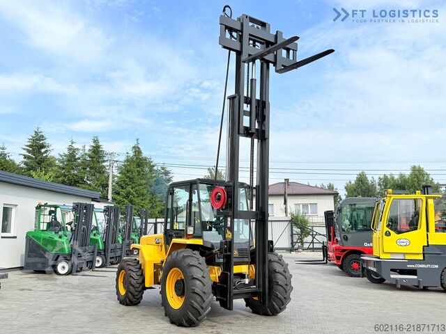 Terrængående gaffeltruck JCB 940 / TRIPLEX 4500 / FREE-LIFT NEW TIRES