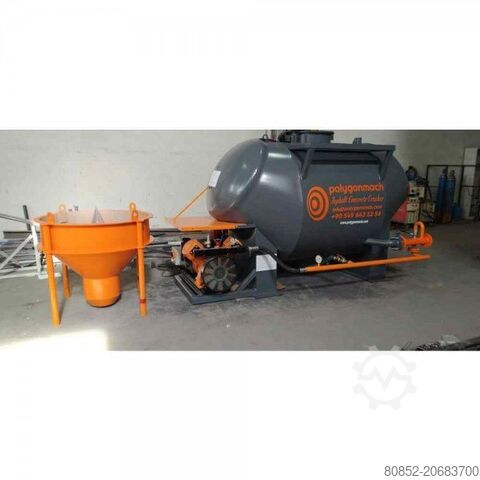 Betonblandeanlæg Polygonmach mobile self erecting batching plant big bag loa...