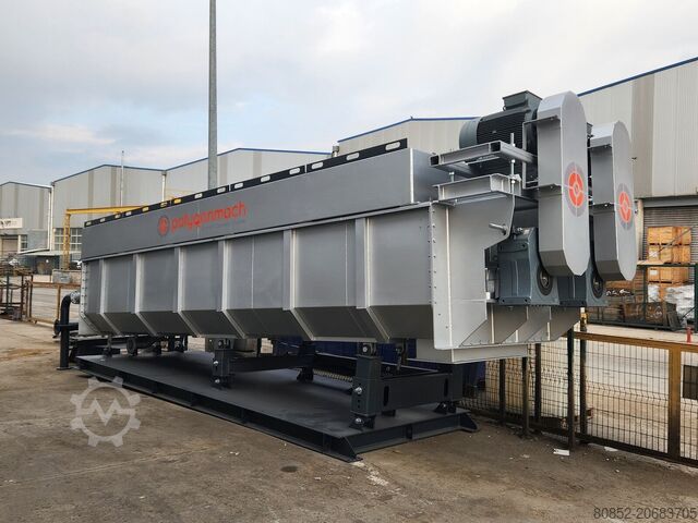 Poligonmach 2400k7000mm dvostruko vratilo / nož mlin 400 tph log pranje Polygonmach 2400x7000mm double shaft/ blade mill 400 tph lo...