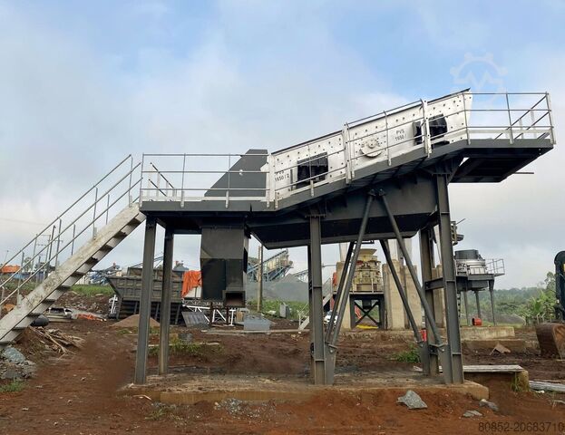 Macchina per la selezione delle macerie Polygonmach 2400x6000mm 4 decks inclined vibrating screen