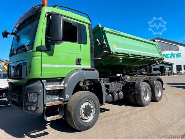 Ανατρεπόμενο φορτηγό MAN TGS 26.460 / Meiller Stahl 3-Seitenkipper/6x6/AP