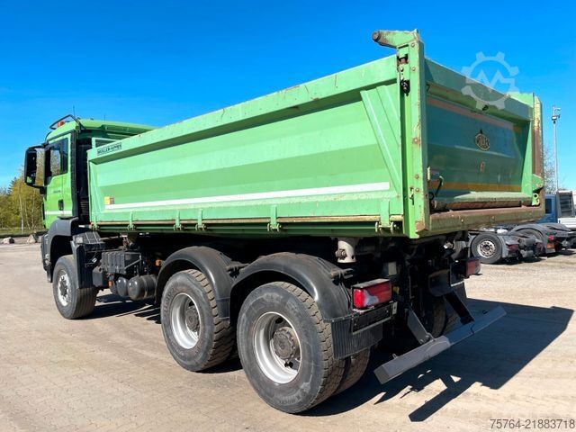 Ανατρεπόμενο φορτηγό MAN TGS 26.460 / Meiller Stahl 3-Seitenkipper/6x6/AP