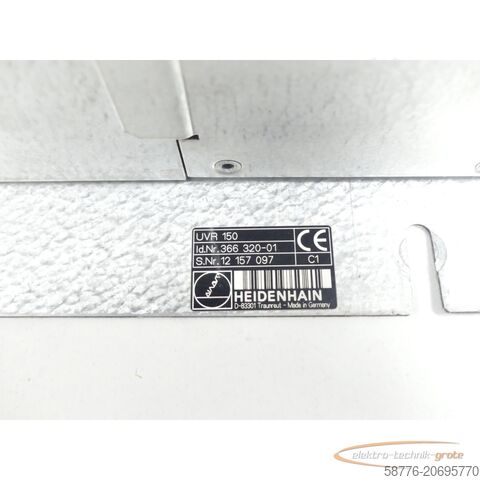 Heidenhain component Heidenhain UVR 150 Id. 366 320-01 SN:12157097 - generalüberholt mit 3 Monaten Gewährleistung-