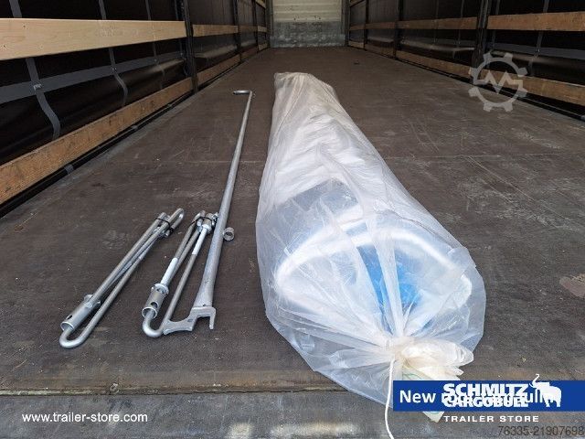 Auflieger mit Pritsche & Plane Schmitz Cargobull Curtainsider Mega