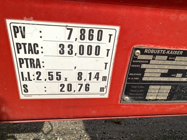 Low Bed Semi-trailer ROBUSTE KAISER S3302A