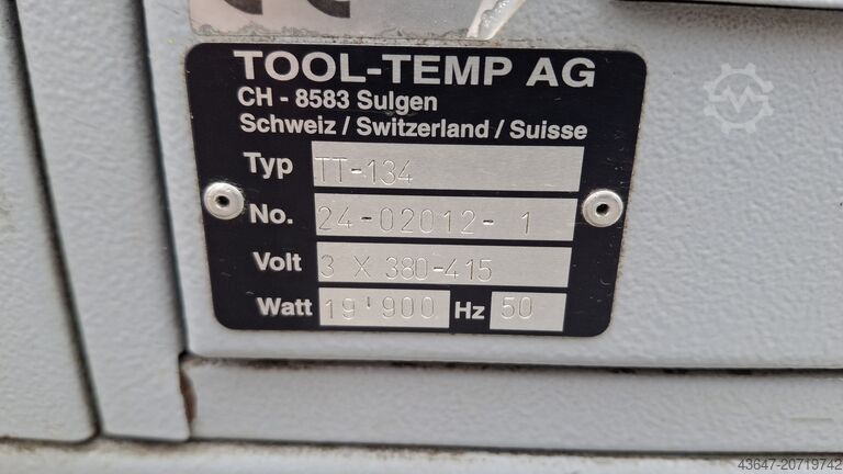 Temperature control unit, Tool-Temp Tool-Temp TT 134