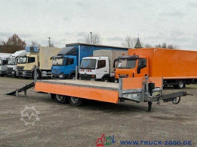 Low loader trailer Humbaur Humbaur HT Tandem Tieflader + Rampen zGG. 10.5 t.