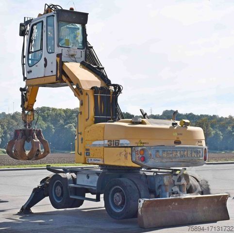Mobiele graafmachine LIEBHERR PELLE A316 * Umschlagbagger * Topzustand!