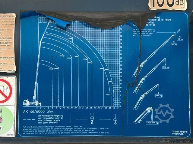 Autolaadkraan MAN 26.320+Böcker Dachdeckerkran AK46/6000+Seilwinde