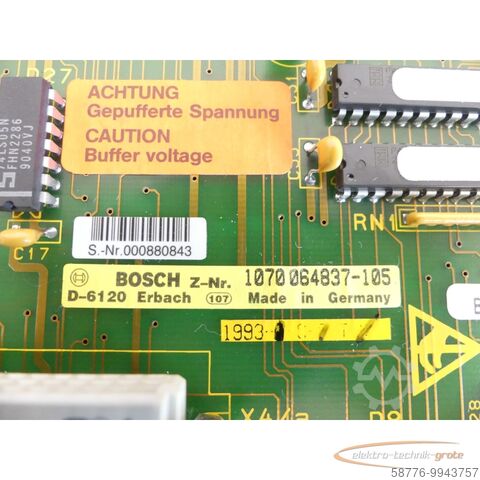Εξάρτημα Bosch Bosch 1070064837-105 Karte SN 000880843