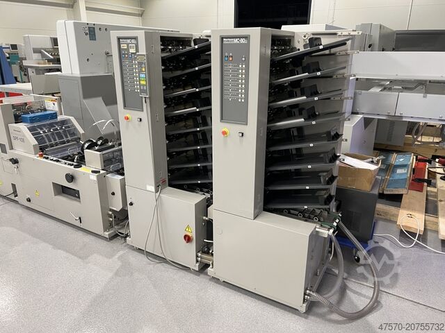 Saddle stitcher Horizon MC-80a + MC80m + SPF-10II + FC-10II Booklet Making Line