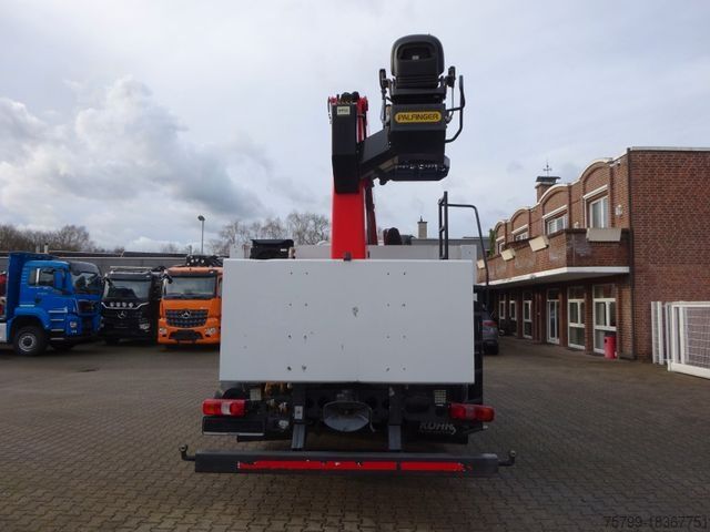 Vrachtauto met open laadbak MERCEDES-BENZ 2648 Baustoffpritsche + PK 23001 TEC3 Kran