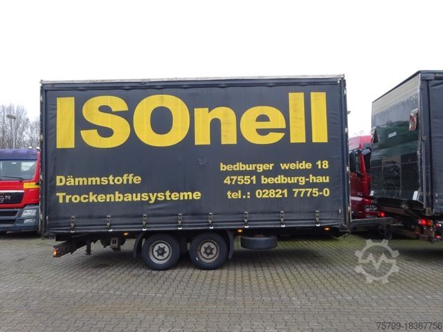 Anhänger  NSD Tandem Anhänger  Plane + Spriegel +2 Achsen