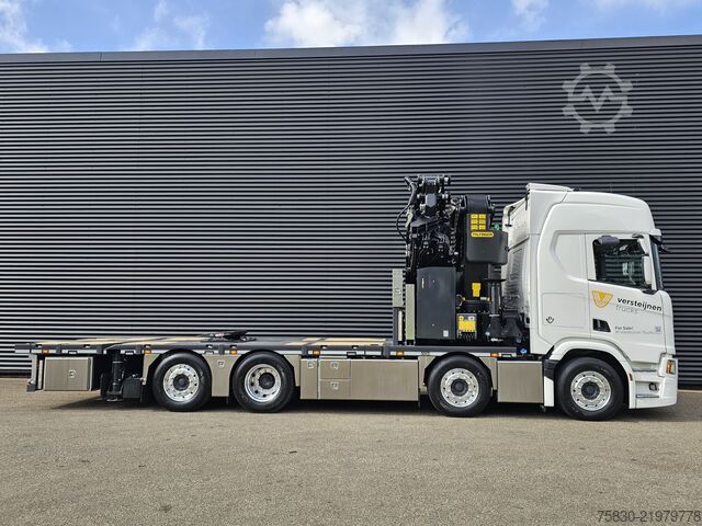 Vrachtwagen met kraan Scania R590 8x2*6 / TREKKER / PALFINGER PK 92002 - JIB...