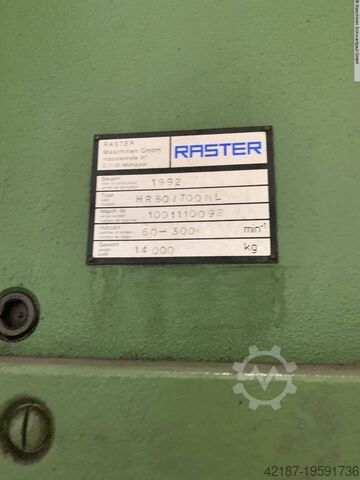 Otomatik delme presi çift kolon RASTER HR80/700NL