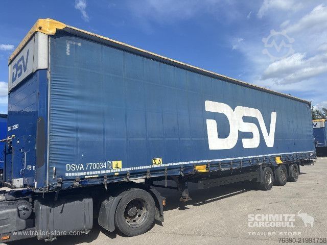 Nyitott ponyvás félpótkocsi Schmitz Cargobull Semitrailer Curtainsider Mega