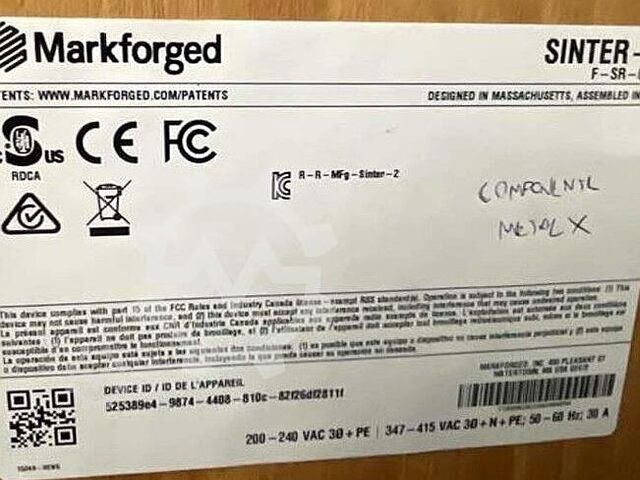 3D-printer Markforged Metal X Komplettsystem