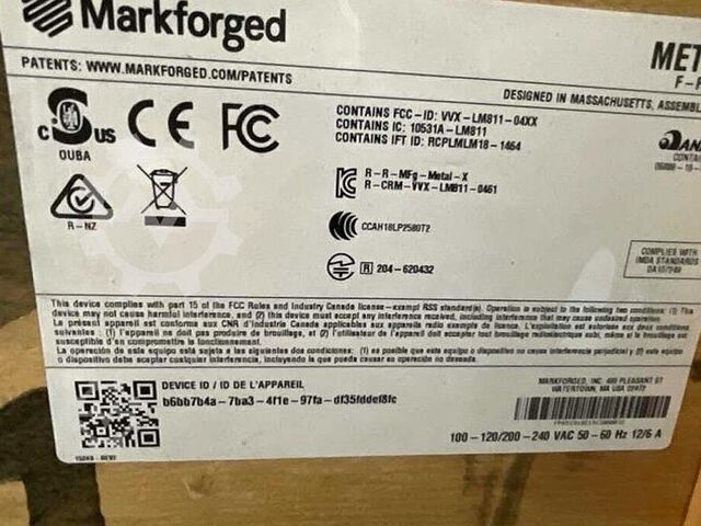 3D-printer Markforged Metal X Komplettsystem