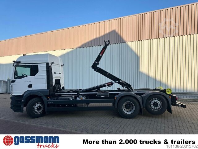 Haakarm vrachtwagen MAN TGS 26.480 6x2-4 BL CH, 3x VORHANDEN! Lenk-/Lift,