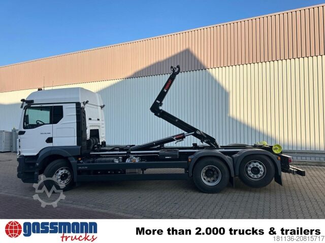 Haakarm vrachtwagen MAN TGS 26.480 6x2-4 BL CH, 3x VORHANDEN! Lenk-/Lift,