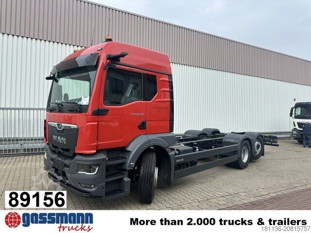 Lastbilchassis MAN TGS 26.480 6x2-4 BL CH, Lenk-/Lift, OptiView, LED,