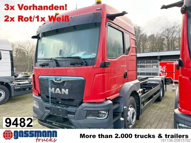 Lastbilchassis MAN TGS 26.480 6x2-4 BL CH, Lenk-/Lift, OptiView, LED,