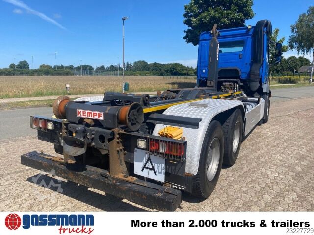 Kanca kasalı yük kamyonu (roll-off) Mercedes-Benz Antos 2658 L 6x4, Kempf/Meiller Abrollanlage,