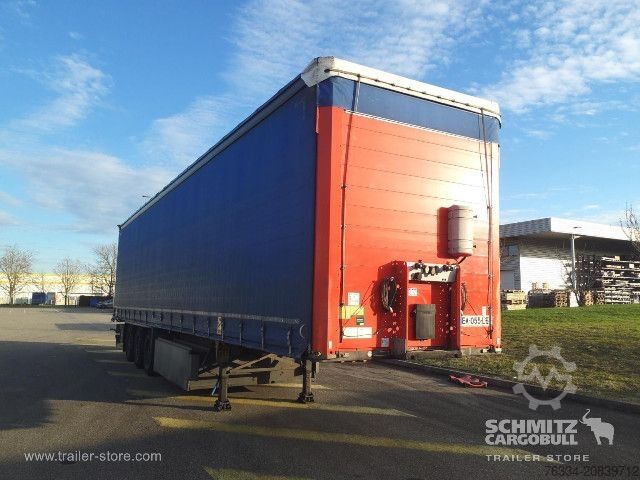 Open semitrailer with tarp Schmitz Cargobull Semitrailer Curtainsider Standard