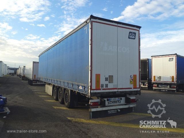 Open semitrailer with tarp Schmitz Cargobull Semitrailer Curtainsider Standard