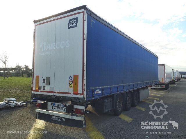 Open semitrailer with tarp Schmitz Cargobull Semitrailer Curtainsider Standard
