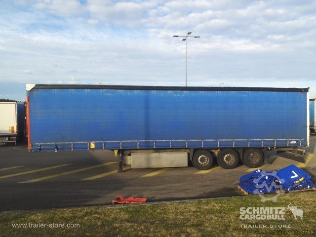 Open semitrailer with tarp Schmitz Cargobull Semitrailer Curtainsider Standard