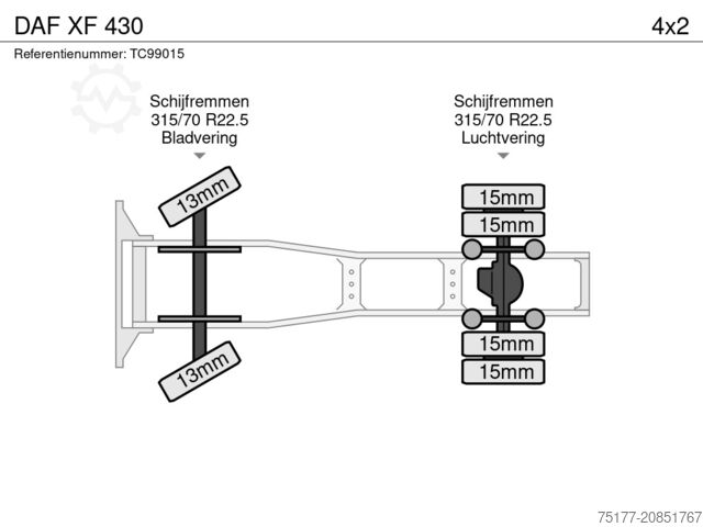 MTS standard DAF XF 430