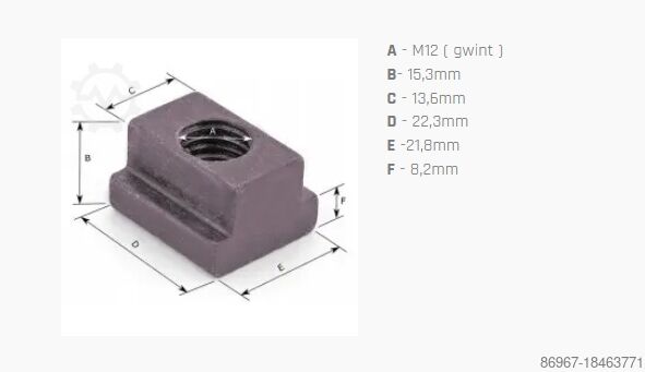 Sada přítlačných desek CORMAK M12/14mm 58 szt.