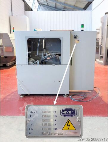 Cellofaneermachine / Automatische horizontale wikkelmachine met wisselende bewegingen. CAM AP