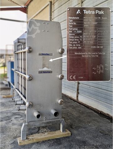 Lemez hőcserélő Tetra pak Tetraplex C10-SM