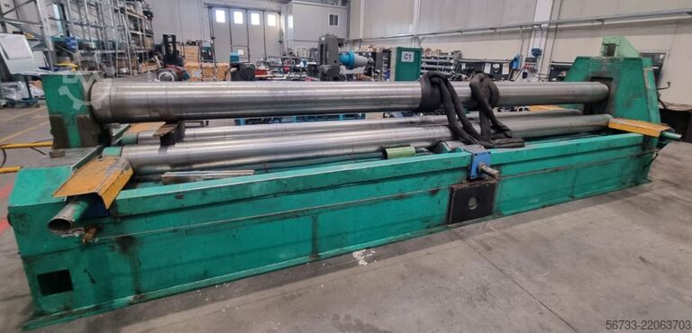 Hydraulische drie-rollen rondbuigmachine SERTOM 6100 x 10/8 mm