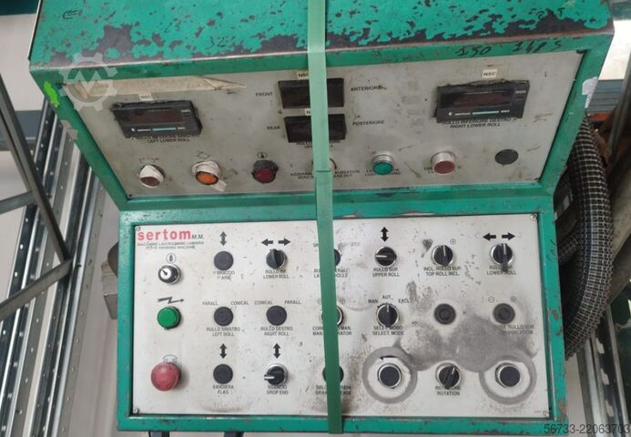 Hydraulische drie-rollen rondbuigmachine SERTOM 6100 x 10/8 mm